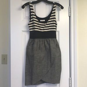Black and White Stripe Dress